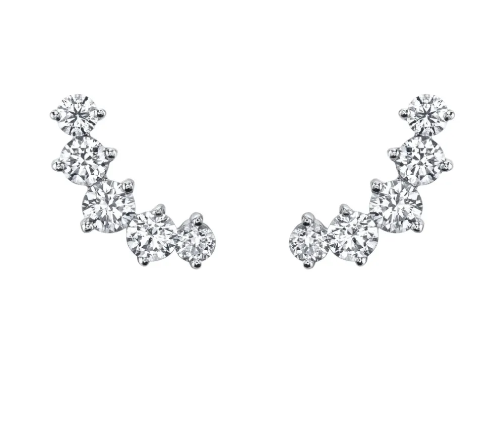 Arc Diamond Studs