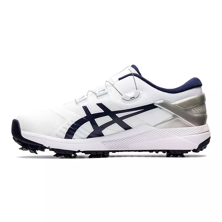 Asics Gel Course Duo Boa Golf Shoes White/Peacoat (On-Sale)