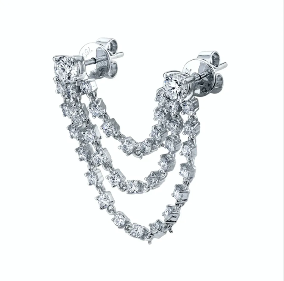 BIANCA DIAMOND LOOP EARRING