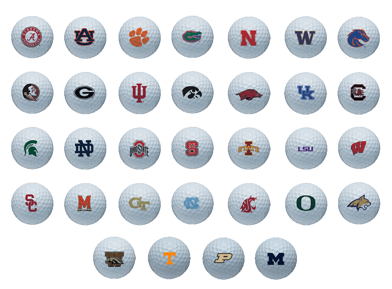 Bridgestone e6 NCAA Licensed Golf Balls