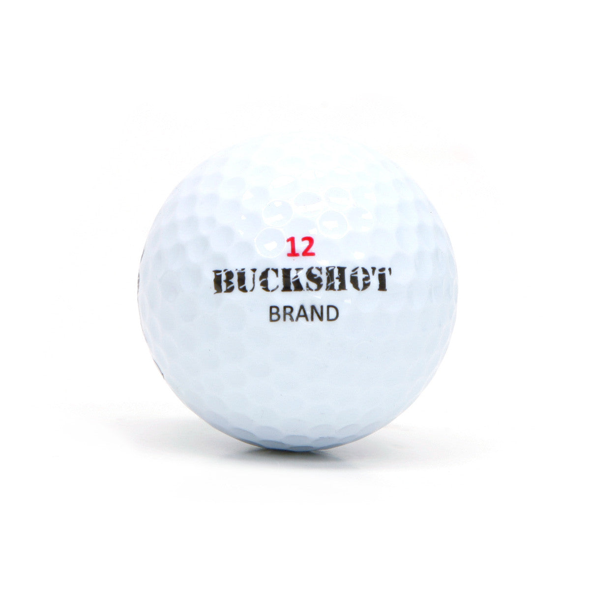 BUCKSHOT BRAND GOLF BALLS - 12 Golf Balls in Package