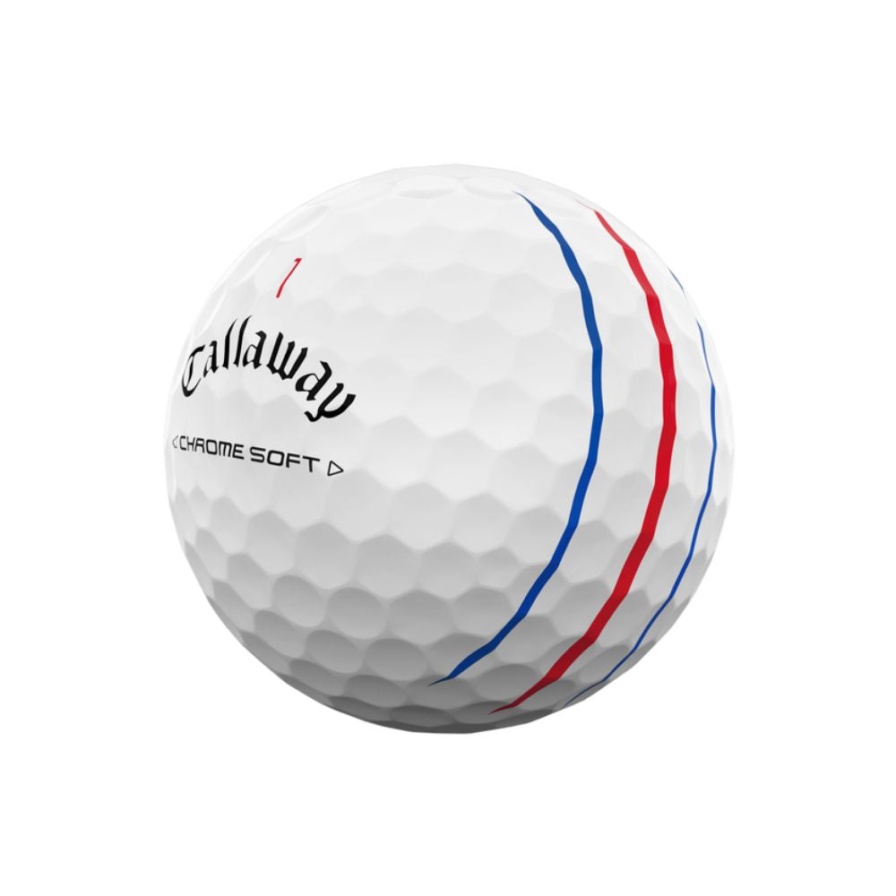 Callaway Chrome Soft Triple Track 2024 White  (1 Dozen)