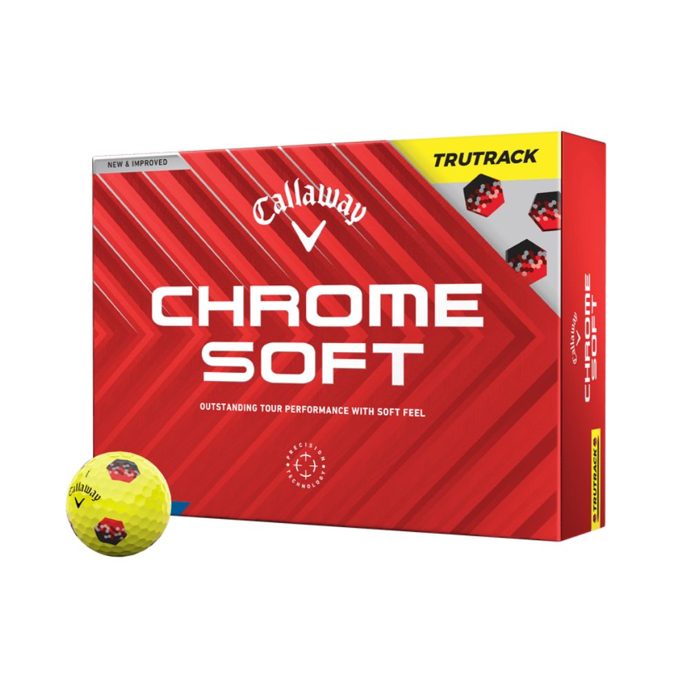 Callaway Chrome Soft TruTrack 24 Yellow - 1 Dozen