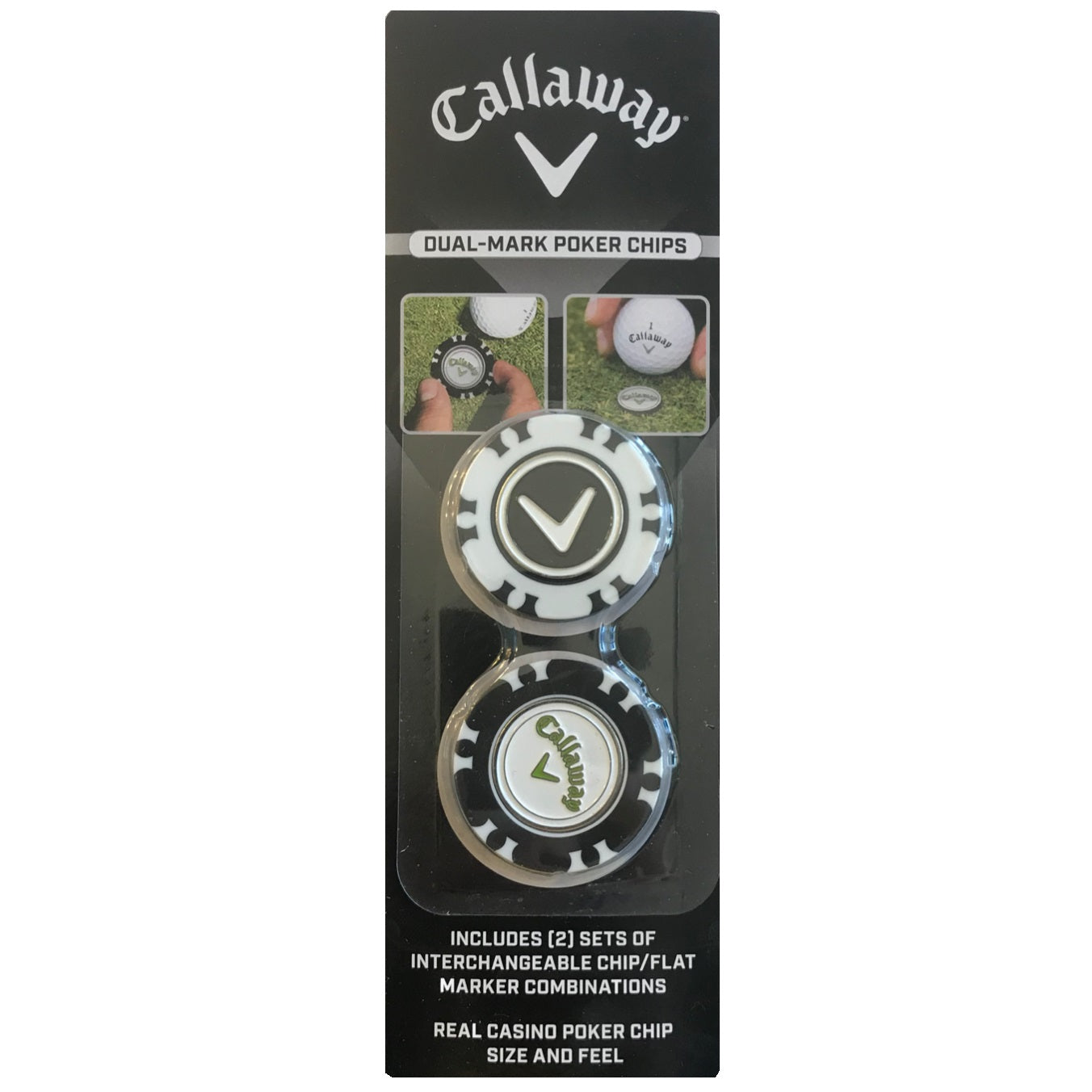 Callaway Golf Dual Ball Marker Poker Chips Set