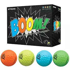 Callaway Strata Boom Golf Balls Multi-Color (2-Dozen Pack)