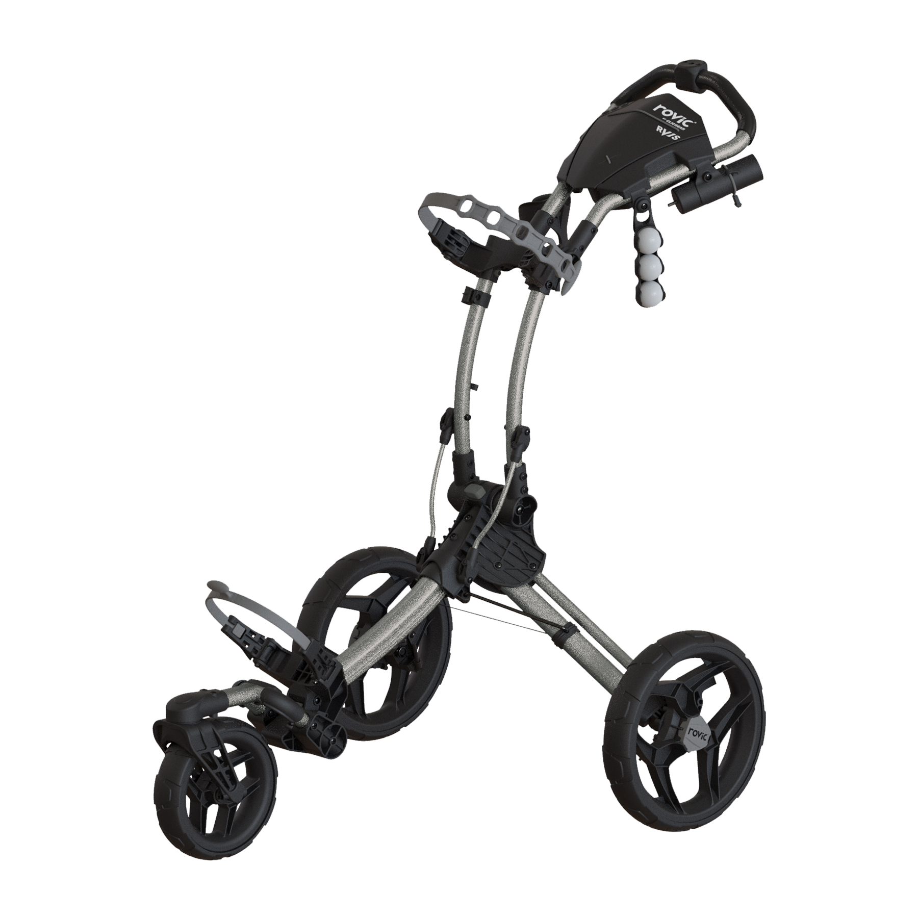 Clicgear Golf 3-Wheel Rovic Swivel Push Cart Model RV1s