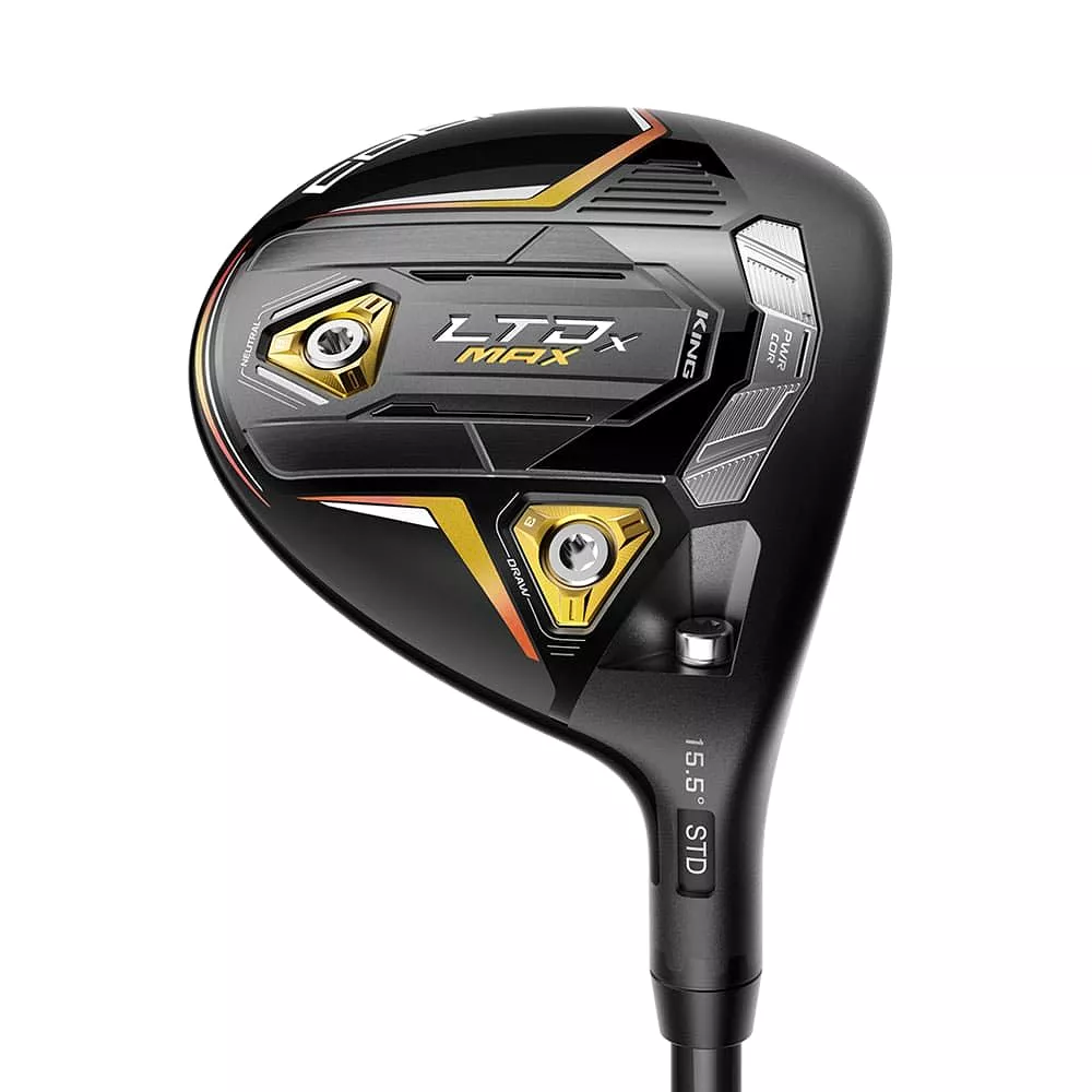 Cobra Golf LTDx MAX Fairway Woods - Matte Black / Gold Fusion