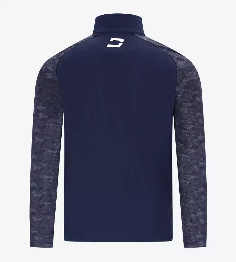 CONTRAST CAMO MIDLAYER - NAVY