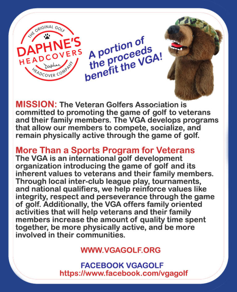 Daphne's Military Bear Golf Driver Headcover