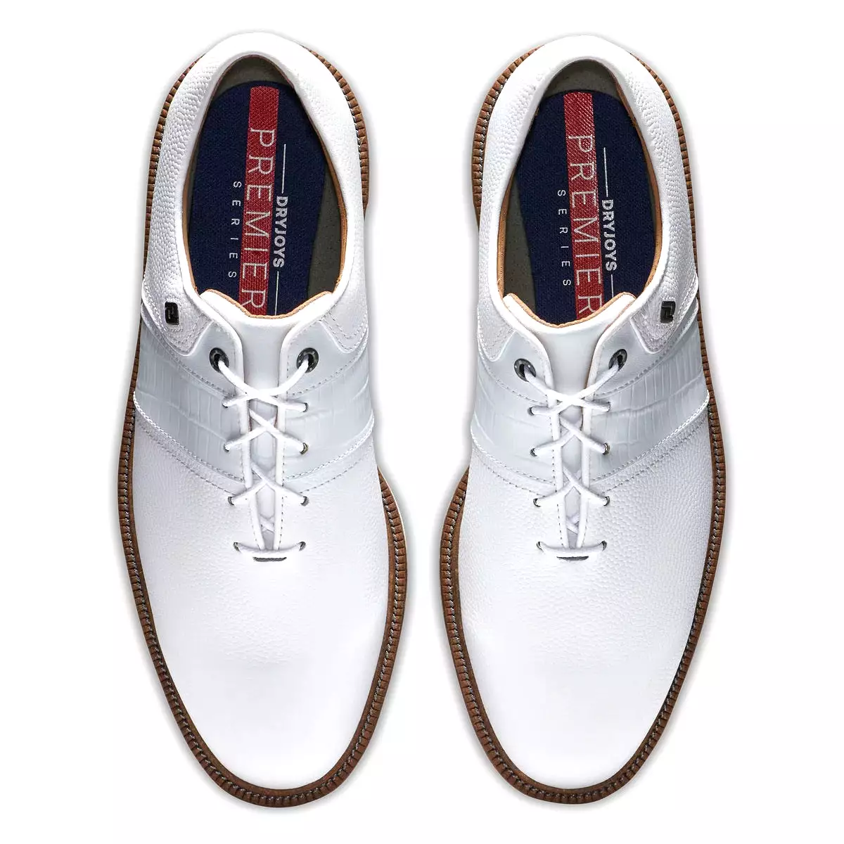 FootJoy Premiere Series Packard Mens Golf Shoes White 53908