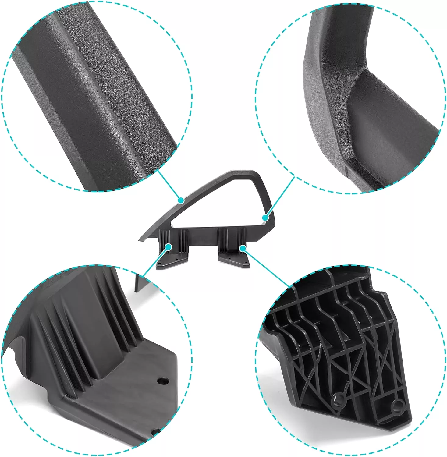 Golf Cart Arm Rest Hip Restraint for Club Car DS 2000-up, Driver & Passenger Side - 10L0L