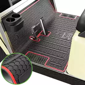 Golf Cart Floor Mat Grass-Scraping Design for EZGO TXT 1996-up - 10L0L