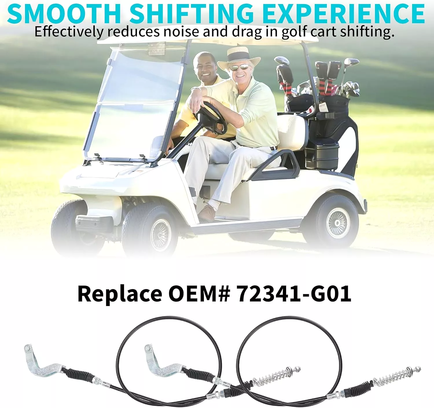 Golf Cart Forward & Reverse Transmission Shift Cable for EZGO TXT 1996-2001 - 10L0L