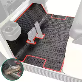 Golf Cart Mat for Club Car DS 1982-up Full Coverage Golf Cart Floor Liner Mats - 10L0L