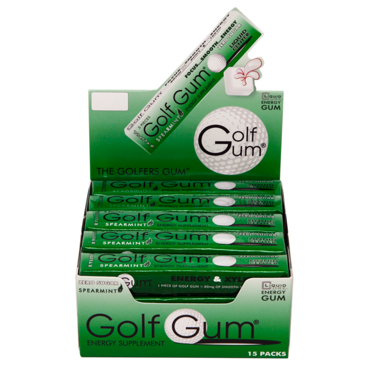 Golf Gum Energy Supplement