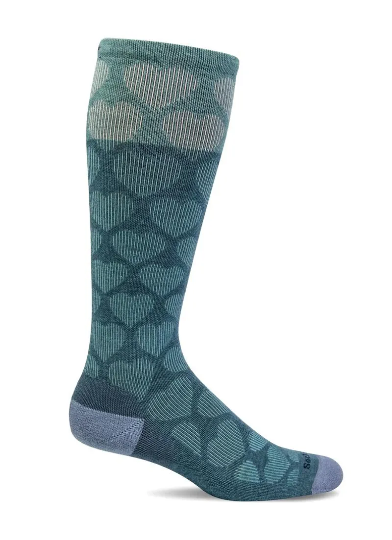 Heart Throb Moderate Compression Socks