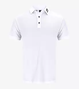 HONEYCOMB POLO - WHITE