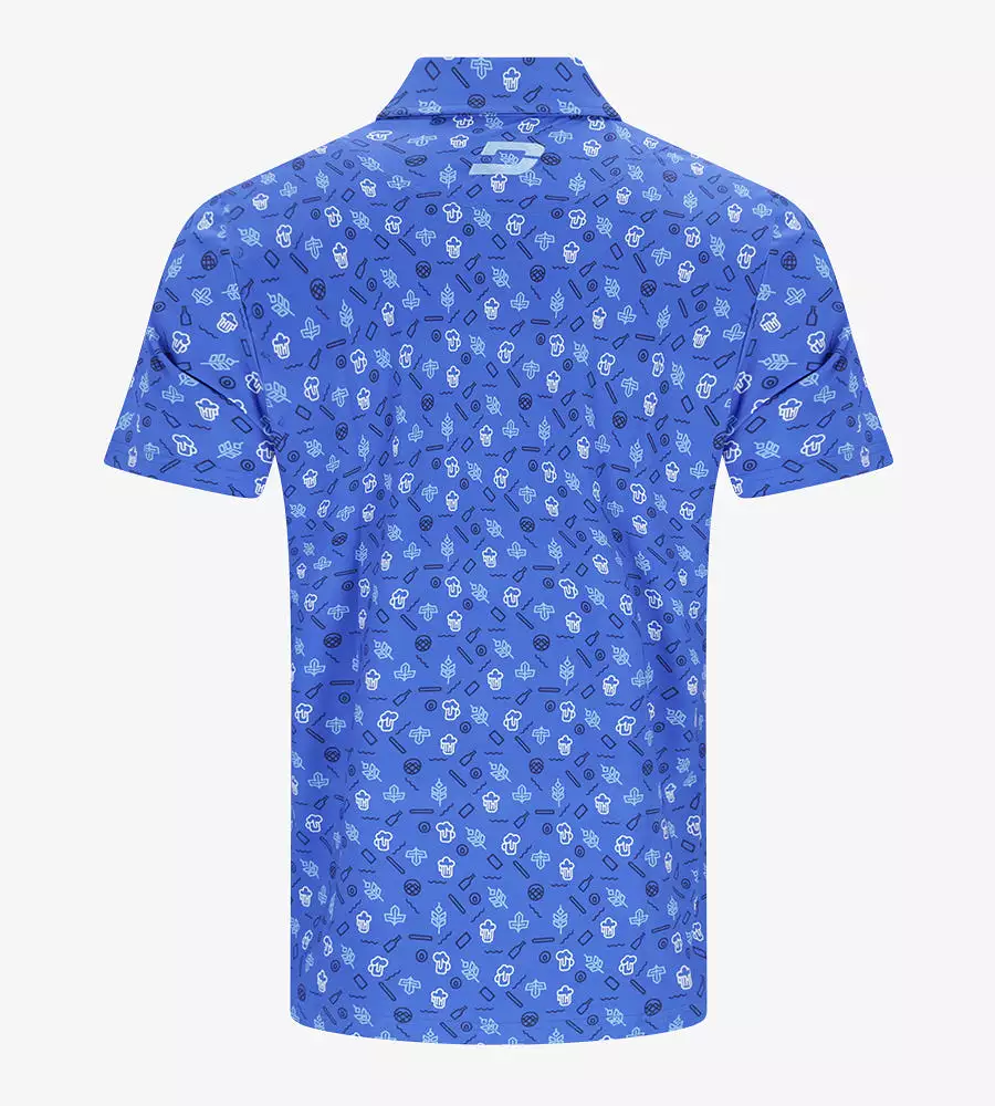 HOPS N BARLEY POLO - BLUE