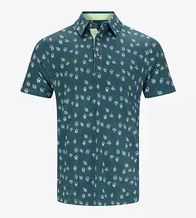 HOPS N BARLEY POLO - GREEN