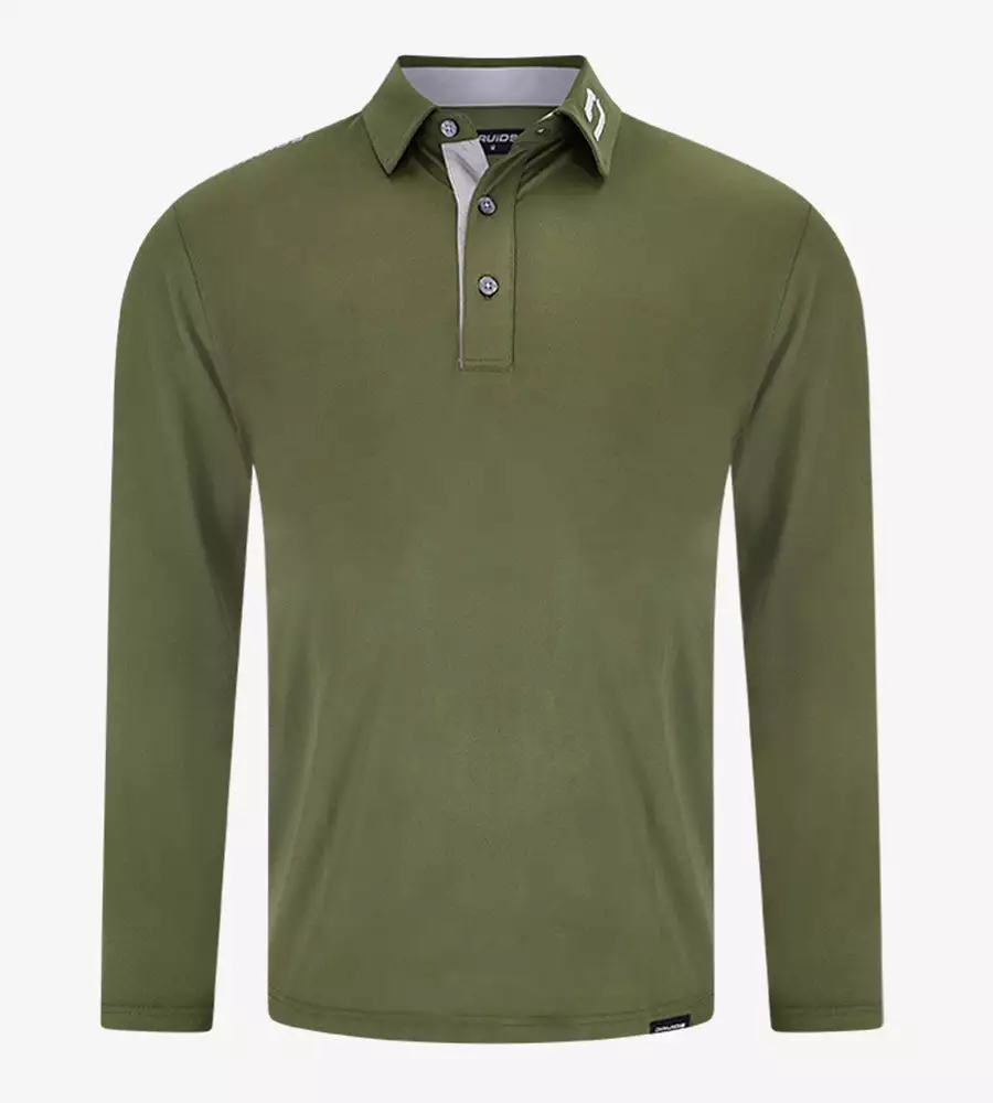 LONG SLEEVE TOUR POLO KHAKI