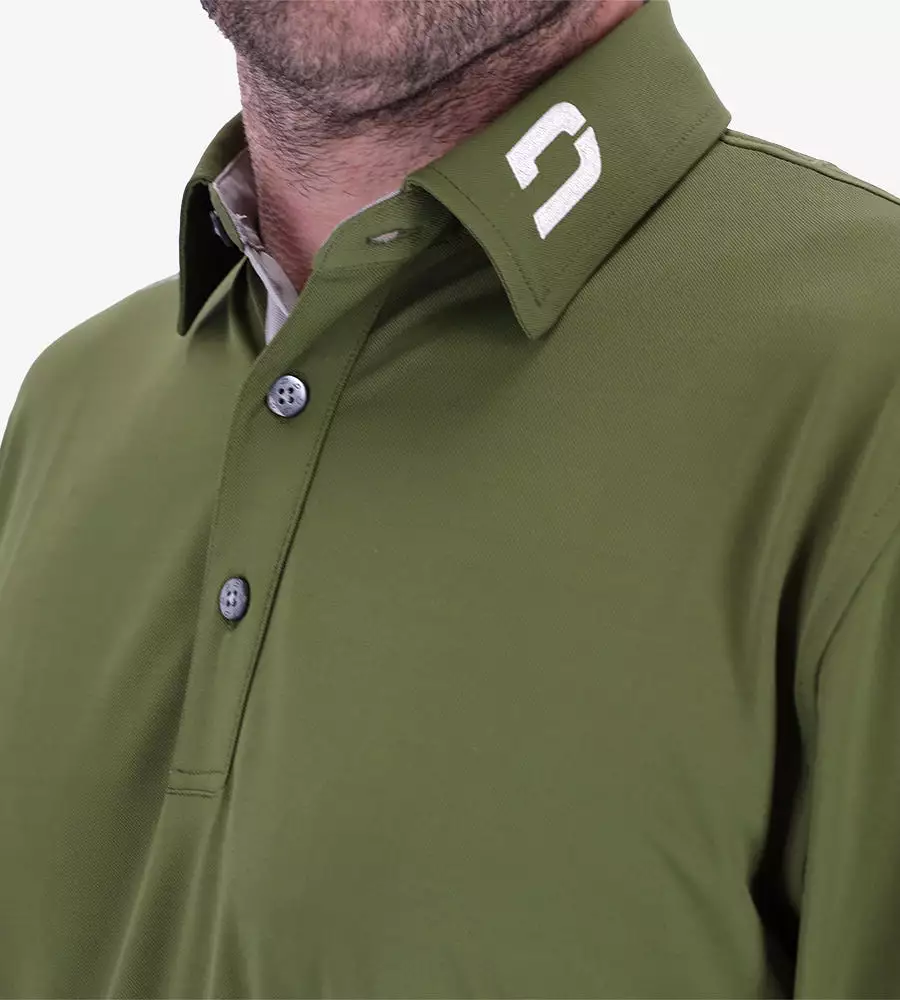 LONG SLEEVE TOUR POLO KHAKI