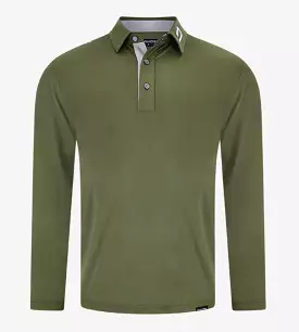 LONG SLEEVE TOUR POLO KHAKI