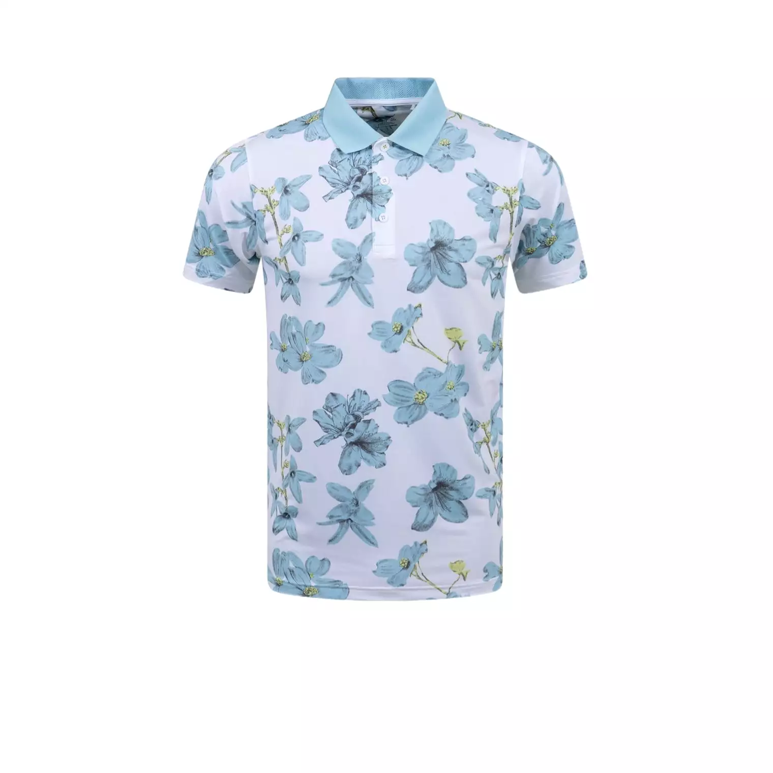 Mattr Verdant Polo Bright White/Tropical Aqua 53875301