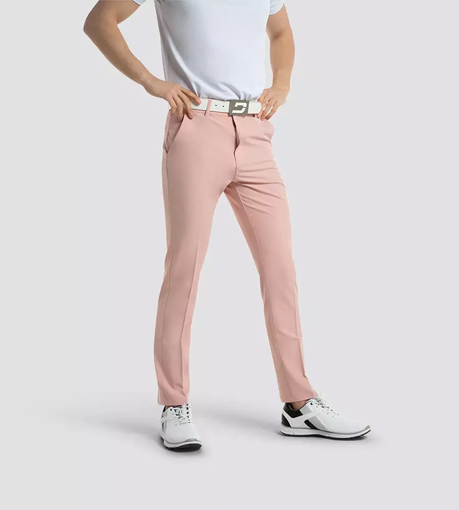 MENS CLIMA GOLF TROUSERS PINK