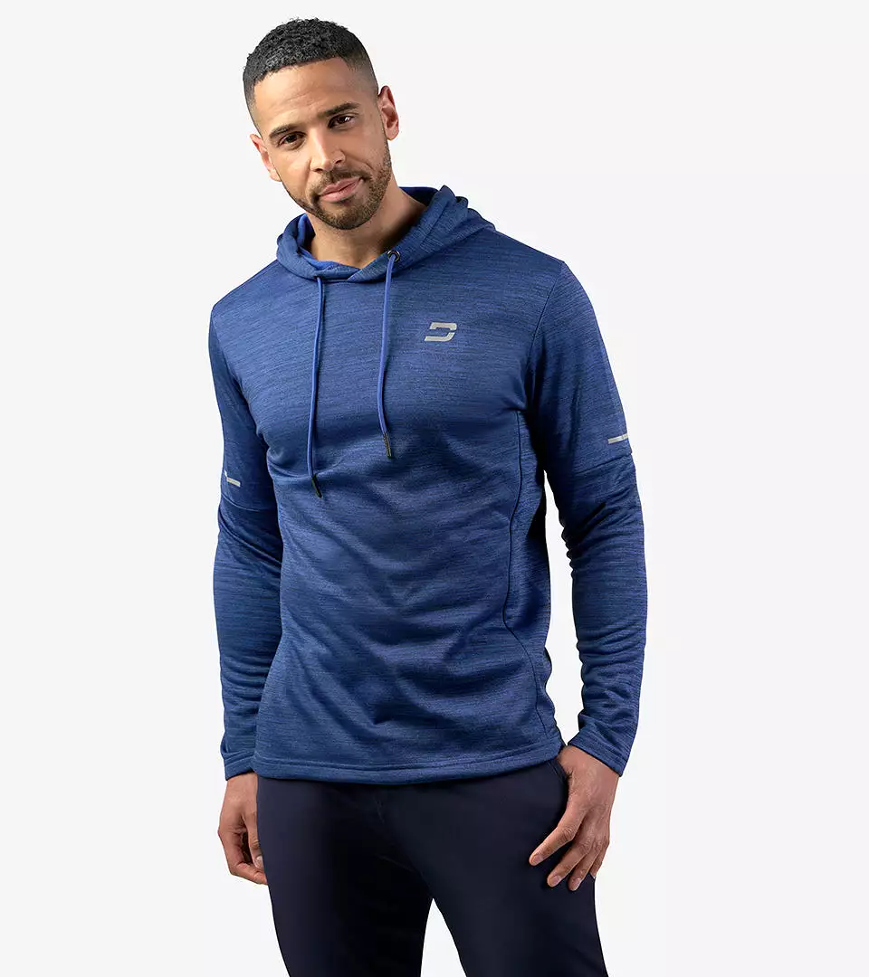 MENS ULTRA FIT HOODIE - BLUE FLEK