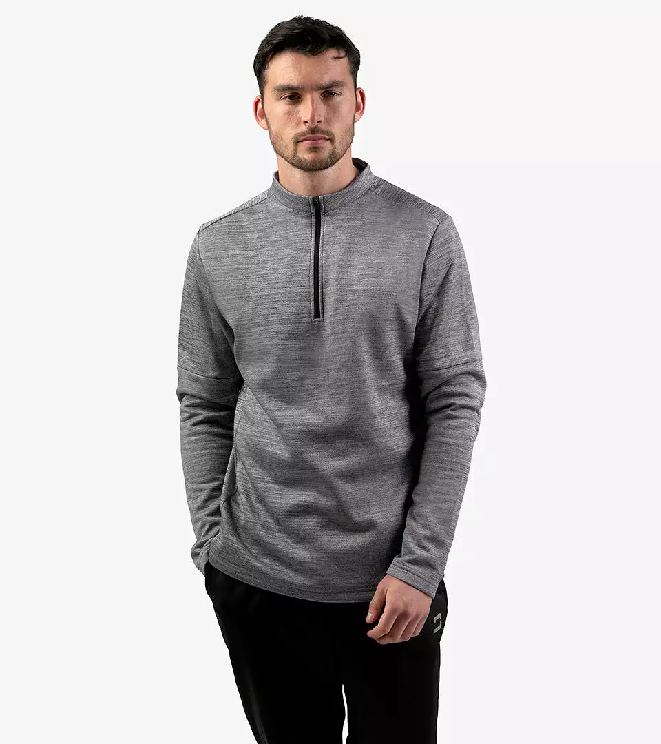 MENS ULTRA FIT MIDLAYER - GREY FLEK