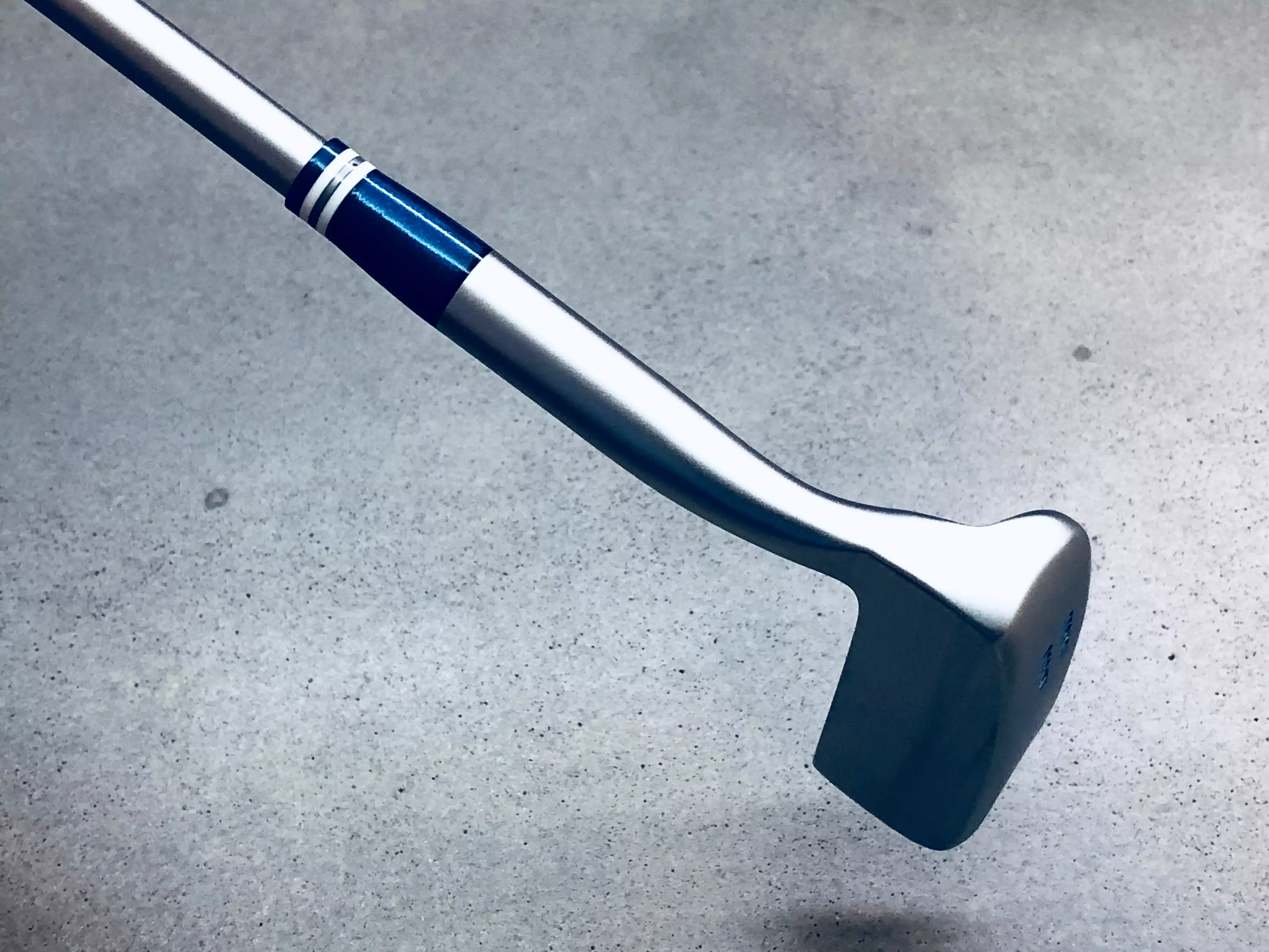 Miura Golf Putter KM-008 White Boron - Blue Edition