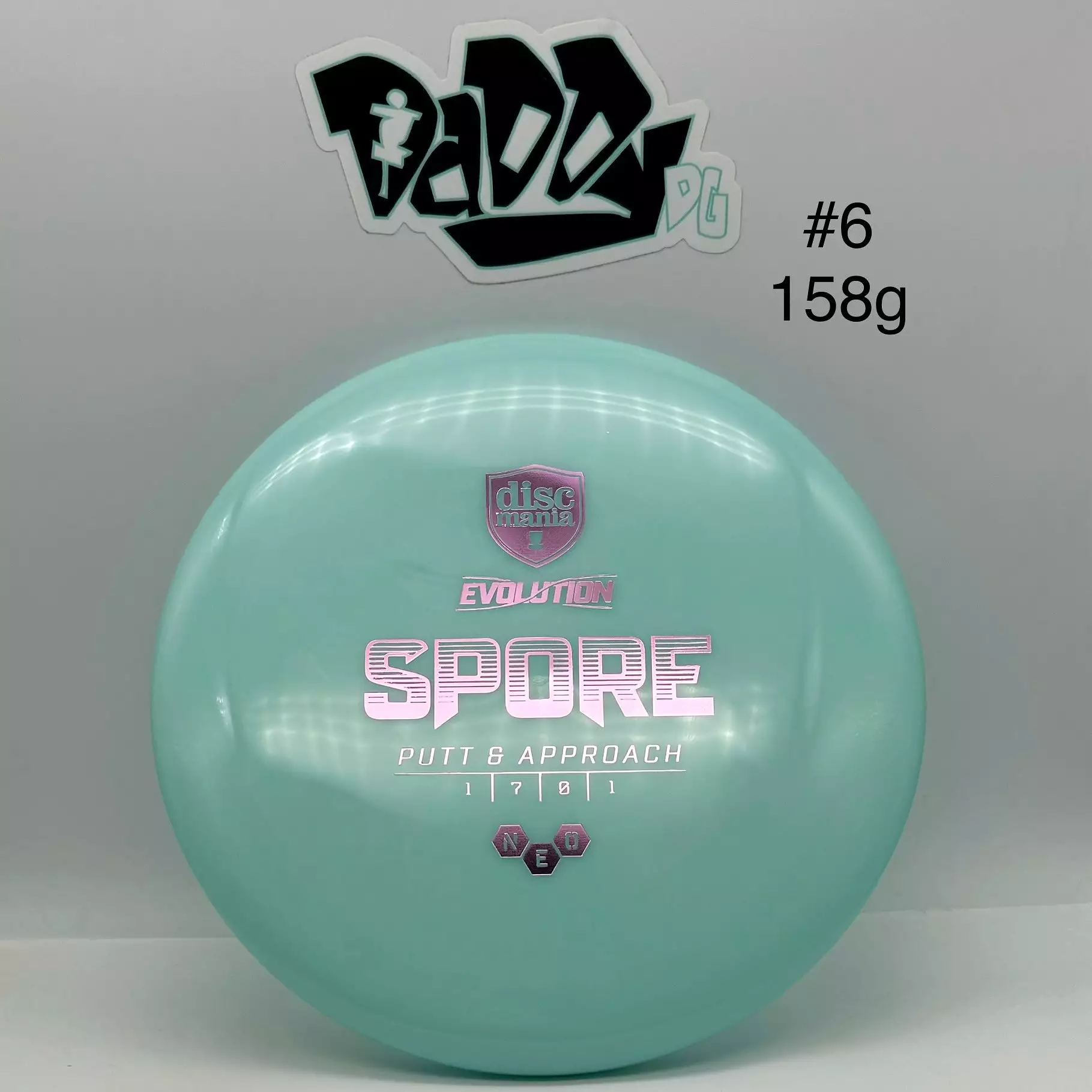 ***NEW Discmania Evolution Soft Neo Spore Hybrid Catch Disc