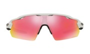 Oakley Radar EV Pitch Sunglasses Polished White Frame Prizm Baseball Lens