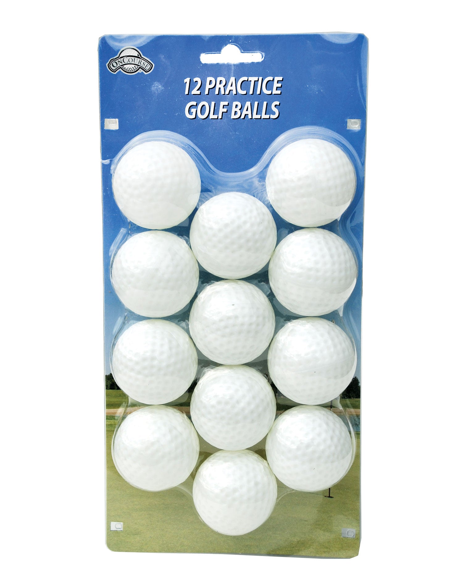 OnCourse Golf Solid Platic Practice Golf Balls