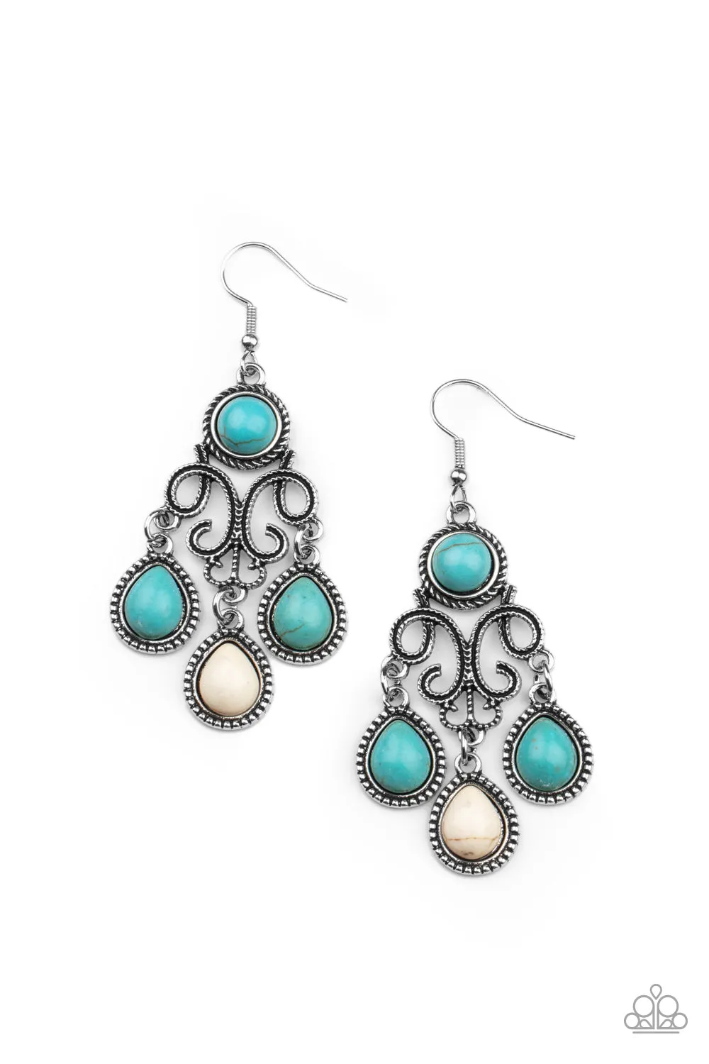 Paparazzi Accessories - Canyon Chandelier - Multi Earrings