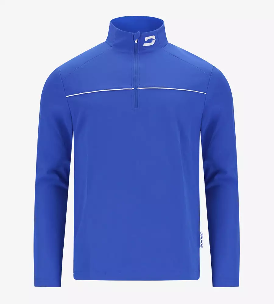 PIQUE MIDLAYER - BLUE