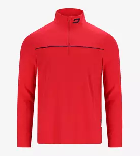 PIQUE MIDLAYER - RED