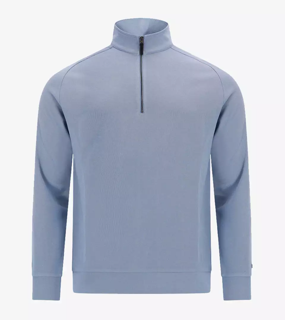 PLAYERS KNITTED MIDLAYER - BLUE