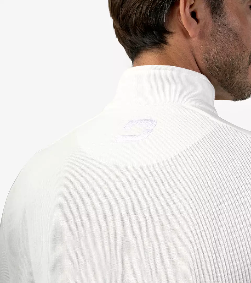 PLAYERS KNITTED MIDLAYER - WHITE