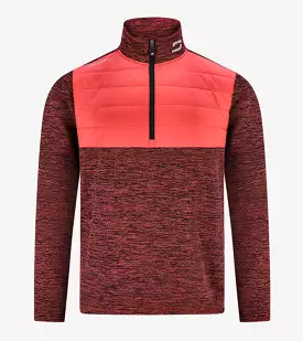 PRO TECH HYBRID MIDLAYER - RED