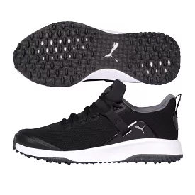 Puma Fusion EVO Extra Wide Golf Shoes  Black/Grey  (On-Sale)