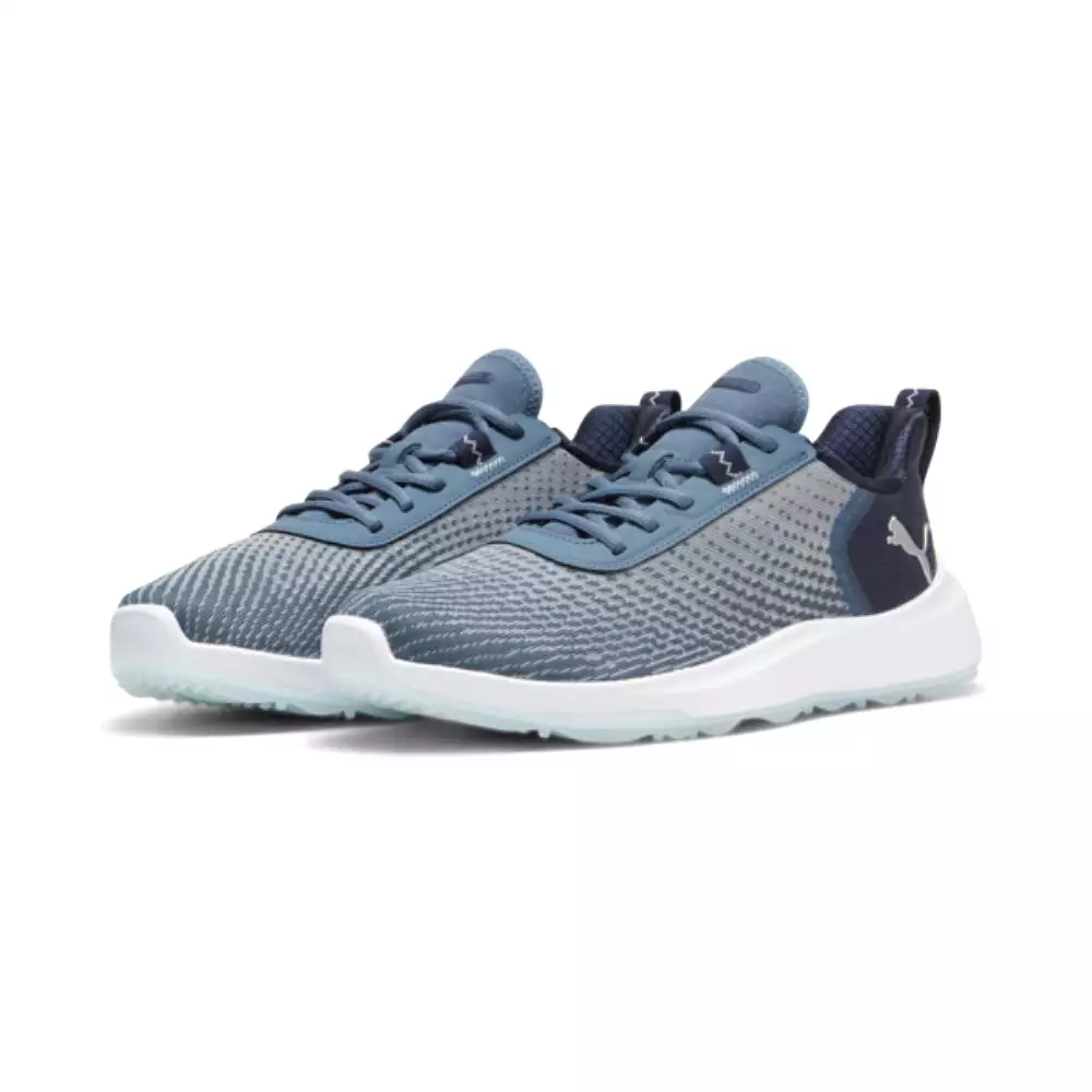 Puma Men's FUSION CRUSH SPORT Spikeless Golf Shoes - Evening Sky/Deep Navy