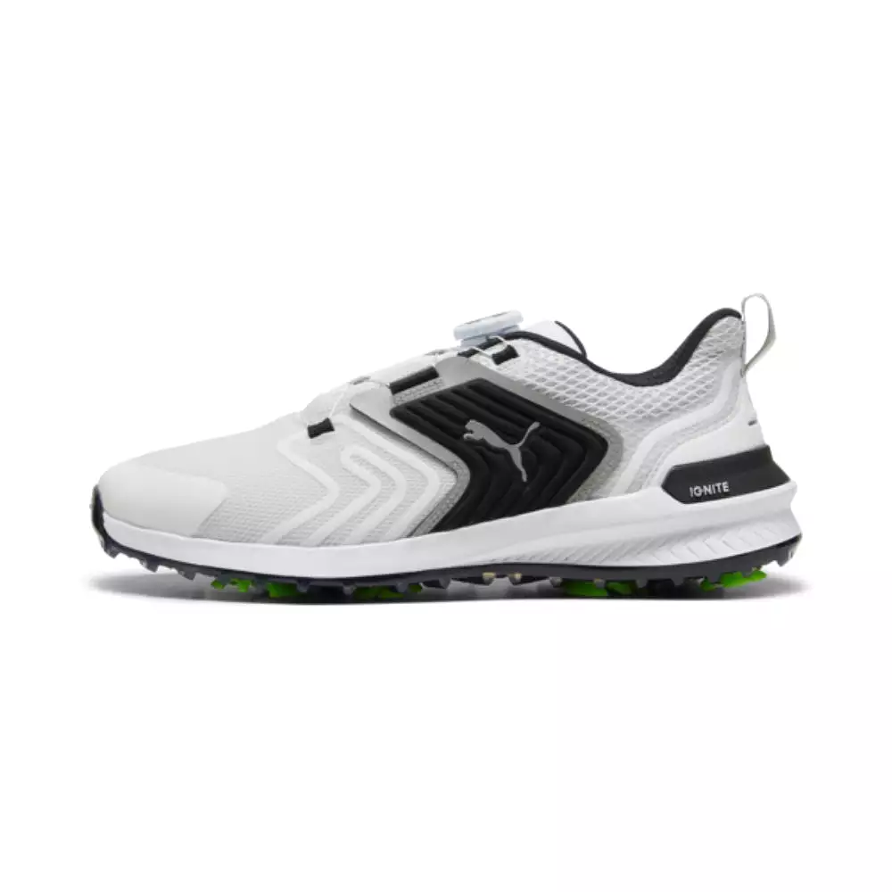 Puma Men's IGNITE Innovate DISC Golf Shoes - Feather Gray/Puma Black