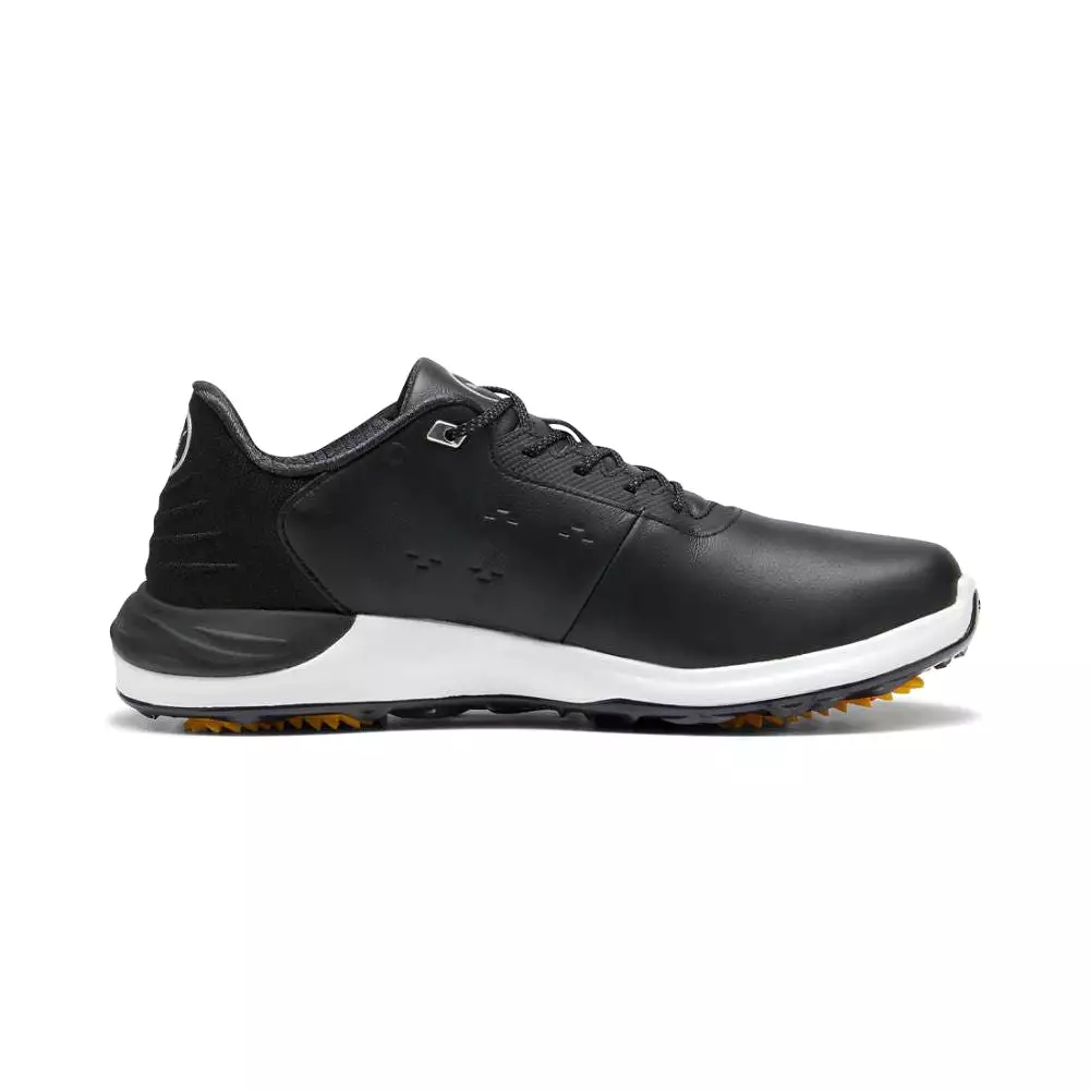 Puma Men's PHANTOMCAT NITRO Golf Shoe - Puma Black/Puma Silver/Yellow Sizzle