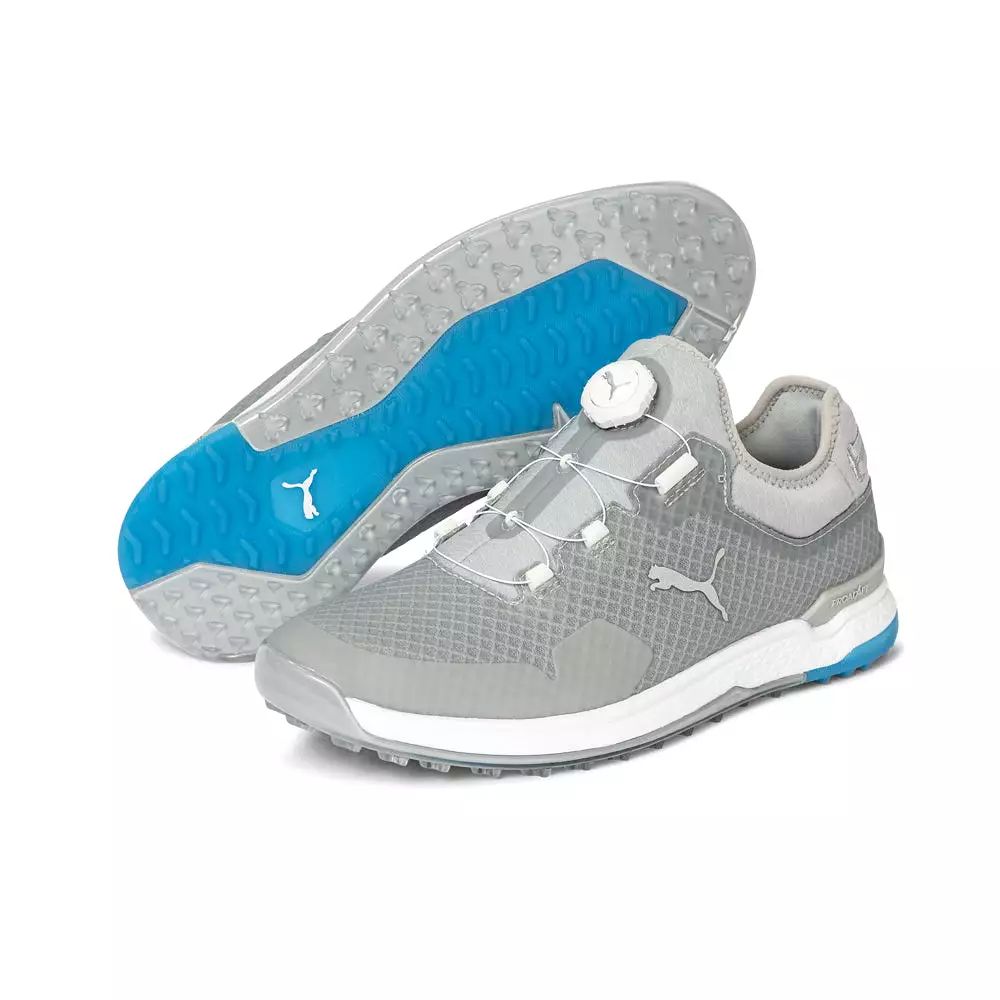 Puma Men's Proadapt Alphacat Disc Golf Shoes Silver/Blue