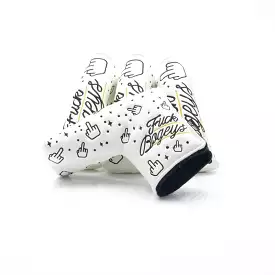 Putter Cover Fuck Bogeys 2.0 White