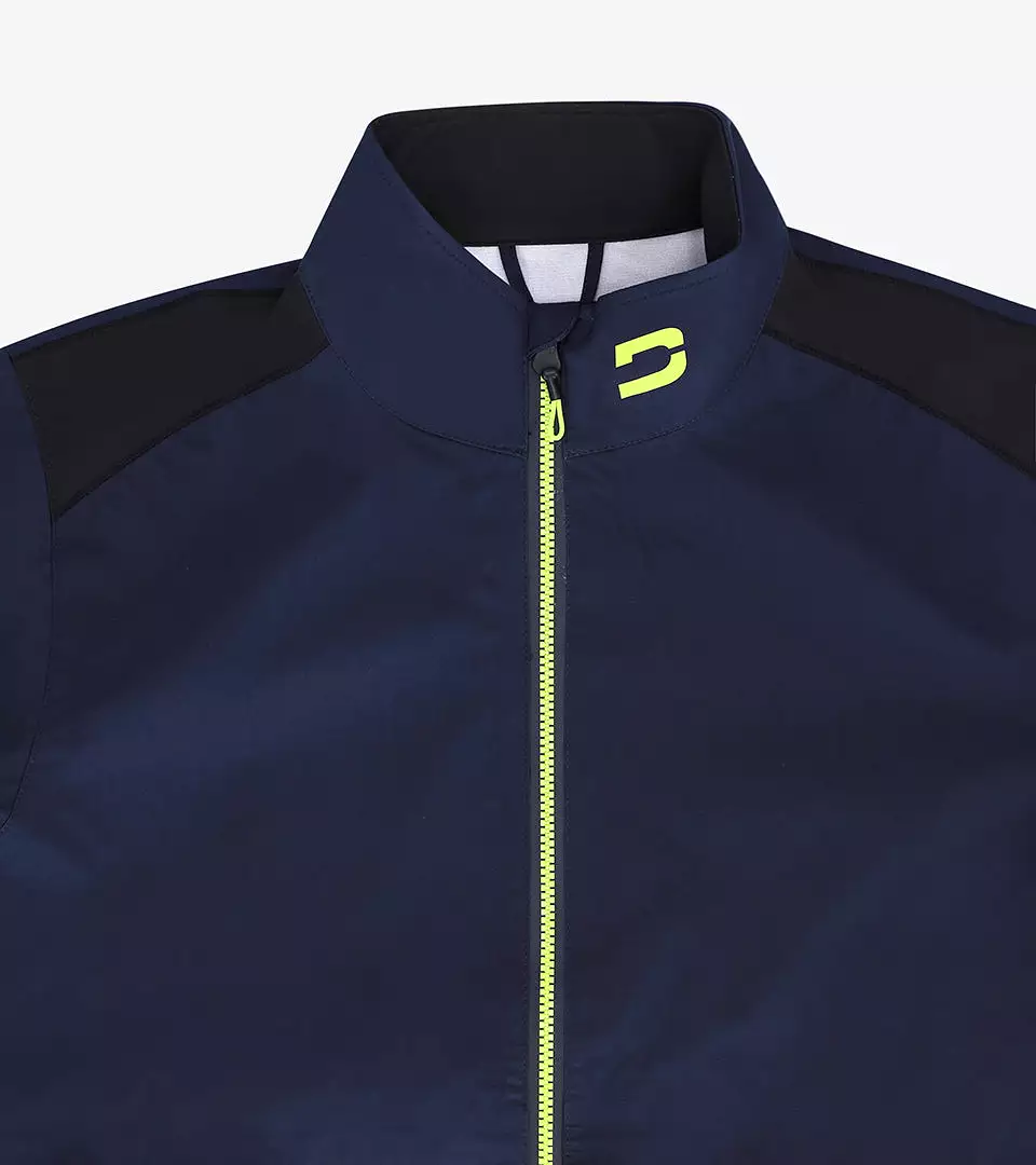 RAIN-TEK SUIT JACKET  - NAVY / LIME