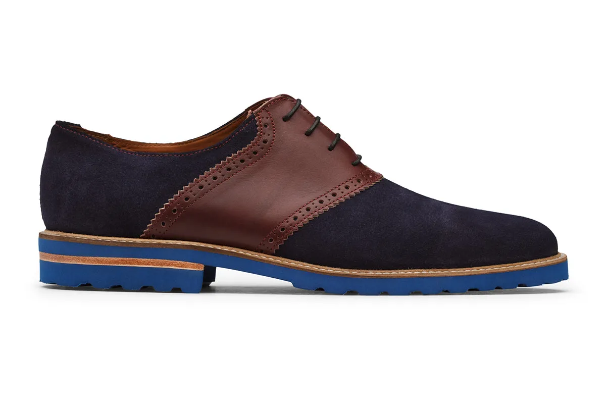 Saddle Oxford With  brogue punch–NBU