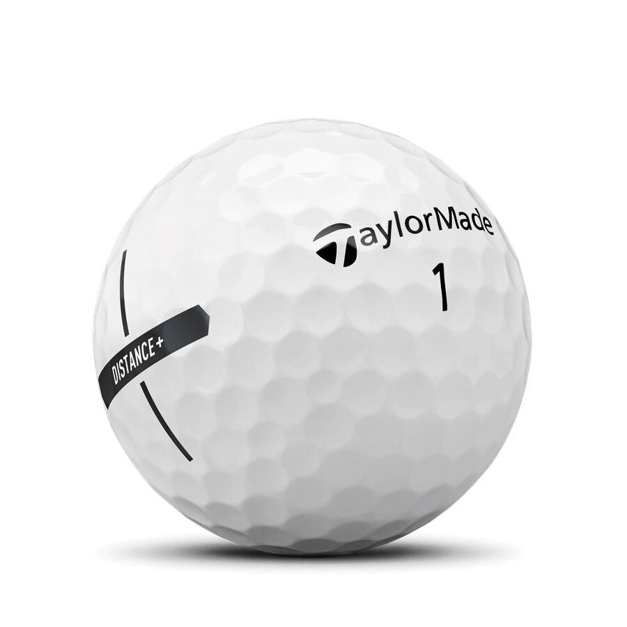 TaylorMade Distance+ Golf Balls White (1-Dozen)