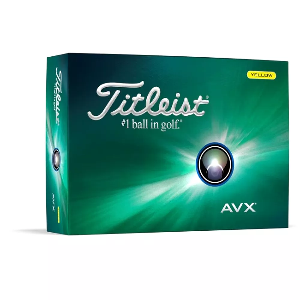 Titleist 2024 AVX Golf Balls Yellow (1 Dozen)